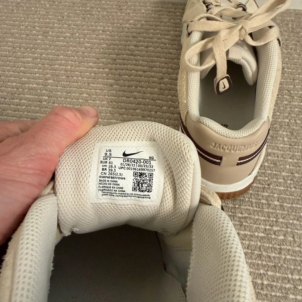 Nike Jacquemus Air Humara LX Sail - Cream and Brown - Picture 5 of 7
